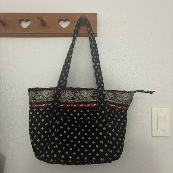 Vera Bradley Handbags - Vera Bradley Classic Black Betsey Bag